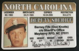 Barney Fife MAGNET Don Knotts Mayberry Deputy Novelty card Sheriff Andy ... - £7.72 GBP