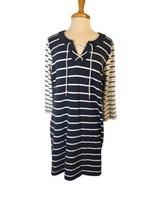 Tommy Bahama Womens Floricita Stripe Shift Dress Size Large - £17.34 GBP