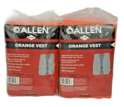 ALLEN 15756A 2 Orange Safety &amp; Hunting Vest Size XL / 2XL Fits 52-60&quot; Ch... - £9.05 GBP