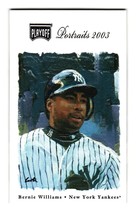 2003 Playoff Portraits #53 Bernie Williams New York Yankees - £3.93 GBP