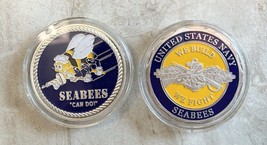 US NAVY SEABEES &quot;CAN DO!&quot; Challenge Coin - Fast Shipping USN - €10,75 EUR