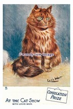 rp13114 - Louis Wain Cat - At The Cat Show - Consolation Prize - print 6x4 - £2.18 GBP