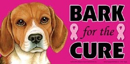 Beagle Bark For The Cure Breast Cancer Awareness Pink Car Fridge Dog Magnet New - £5.32 GBP