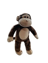 Build A Bear BAB Stuffed Smiley Monkey Chimpanzee Soft Toy Plush Retired - £14.78 GBP
