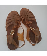 Sarra Zienna rare vintage robber jolybean made in France shoes, Sandals ... - $29.69