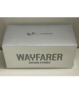 Ray-Ban Stories Wayfarer Smart Glasses Shiny Blak Frame Green G15 Lens 5... - $494.99