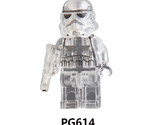 Hot Star Wars Clone Trooper Clear PG614 Building Block Minifigure - $2.92
