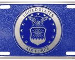 Air Force Emblem Blue Textured 6&quot;x12&quot; Aluminum License Plate Officially ... - £3.85 GBP
