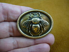 (b-bee-18) Bee bumble bees honey Insect bug bugs lover pin pendant - $13.29
