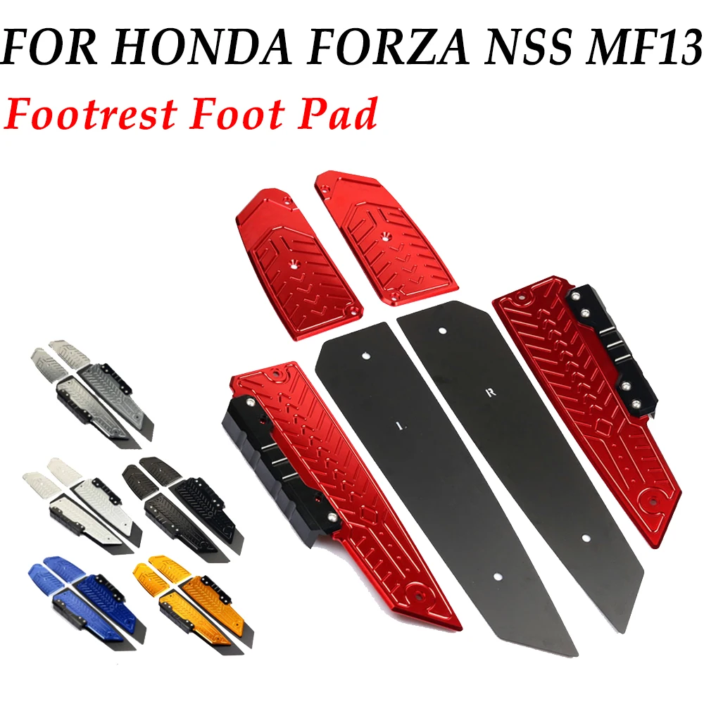 Motorcycle Footboard Steps Footrest Foot Pad Pedal Footrests Pads For Honda - $62.85+