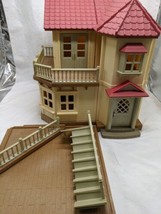 Epoch Co Sylvanian Family Calico Critter Red Roof Country Victorian Dollhouse  - £77.53 GBP