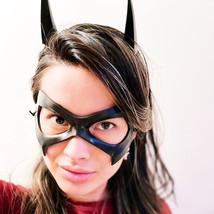 Barbara Gordan Bat Girl Batgirl Mask Costume Cosplay Gotham Arkham Knights Game - £23.97 GBP