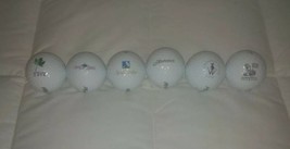 6 Pinnacle Golf balls #3 with logos of various courses Never hit - $478.30 MXN