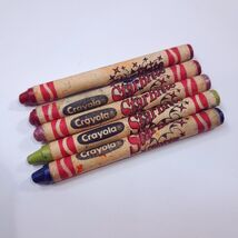 Vintage Crayola Star Brite Crayon set 5 crayons Made USA Binney &amp; Smith 90s - $13.00