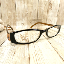 Oscar De La Renta Black Brown Accent Eyeglasses FRAMES ONLY OSR484 50-19-128 - £21.68 GBP