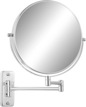 Ffowcye 9&quot; Magnifying Wall Mount Makeup Vanity Mirror,1X/7X Double-Side Makeup - £35.85 GBP