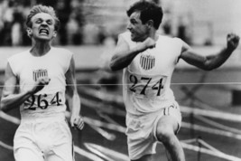 Ben Cross and Ian Charleson in Chariots of Fire Classic Finish line Scene 24x18  - $23.99