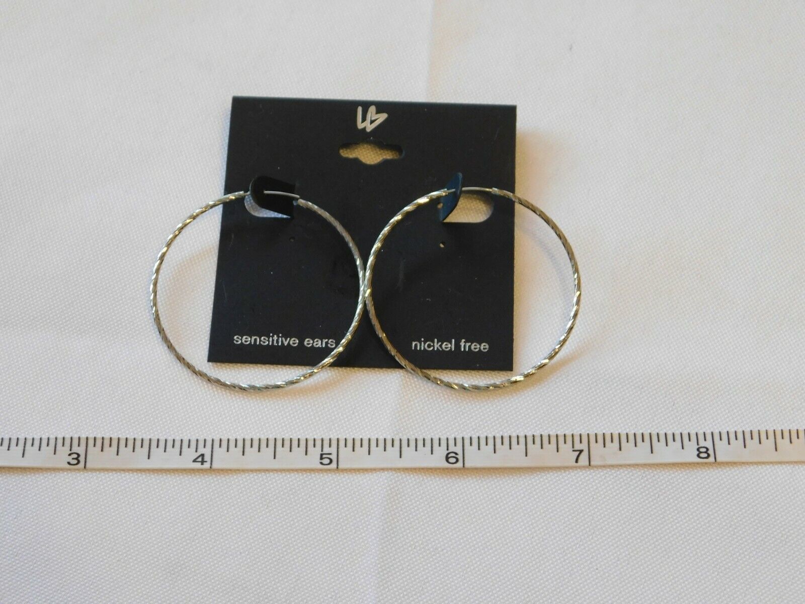 Primary image for Lane Bryant Ladies Women's 1 pair Earrings Silver Tone 95740391 Onesz NEW NOS