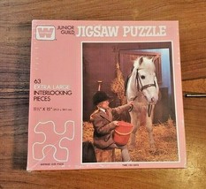 Vintage Whitman Junior Guild 4429 Time For Oats Jigsaw Puzzle - £7.87 GBP
