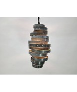 NEW Wine Barrel Ring Pendant Light - Kukka - Made from California wine b... - £262.65 GBP