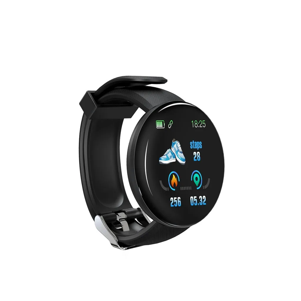 Top Selling 2021d18 Bt4.0 Smart Watch Ip65 Waterproof celet Smartwatch 1.3 Inch  - £126.96 GBP