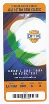 2014 Cotton Bowl Game Full Unused Ticket Missouri Oklahoma State - £113.86 GBP