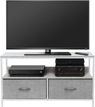 Sorbus Tv Stand Dresser With 2 Drawers - Television Riser, &amp; Dorm Furniture - £77.35 GBP