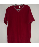 Old Navy Rich Burgundy V-Neck T-Shirt - $8.82