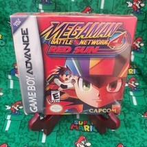 Mega Man Battle Network 4 Red Sun Nintendo GameBoy Advance 2004 Store Display - £358.64 GBP