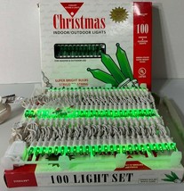 Everglow Extend-A-Light Green Christmas Lights Lot of 2 18ft Strands Hof... - $43.88