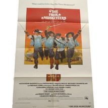 Vintage Movie Poster 1975 Four Musketeers Raquel Welch Richard Chamberlain 27x41 - £23.59 GBP