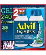 Advil ( 240 Capsules )  Liqui-Gels Solubilized , Gel Capsules, 200 mg - $33.88