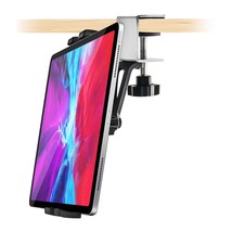 Kitchen Cabinet Tablet Mount, Easy-Install Under Cabinet Tablet & Phone Clamp Ho - £37.48 GBP