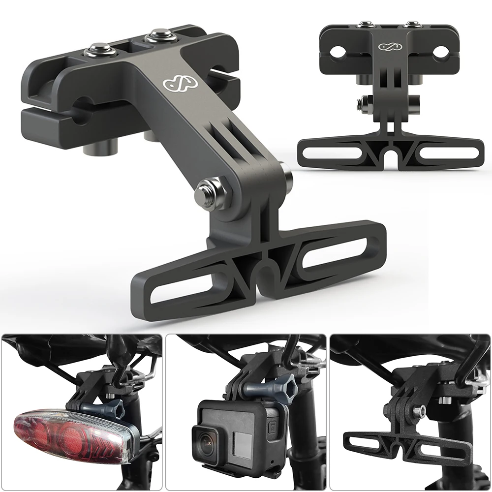 Electric Bicycle Saddle Taillight Mount Holder Camera Compatible Camera Bracket  - £64.69 GBP