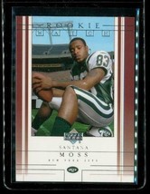 2001 Upper Deck Rookie Watch Football Card #251 Santana Moss New York Jets - £7.76 GBP