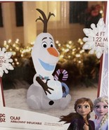 2022 DISNEY Frozen Olaf Christmas Gemmy Airblown Inflatable LED Lot - $1,072.11 MXN