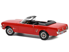 1966 Ford Mustang Convertible Signal Flare Red 1/18 Diecast Car Norev - £82.66 GBP