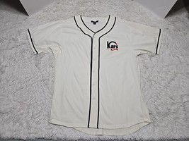 Vintage Kar&#39;s Nuts Baseball L Jersey 2-Sided Embroidered #1 Button Up Co... - $37.12