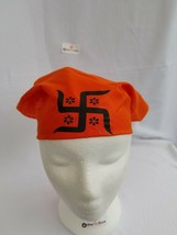 Sikh Hindu India ORANGE SWASTIKA bandana Head Wrap Gear Rumal Handkerchi... - £4.41 GBP