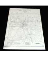 Road Map of Dallas County Texas 1917 Reprint by State Highway Engineer V... - £19.37 GBP