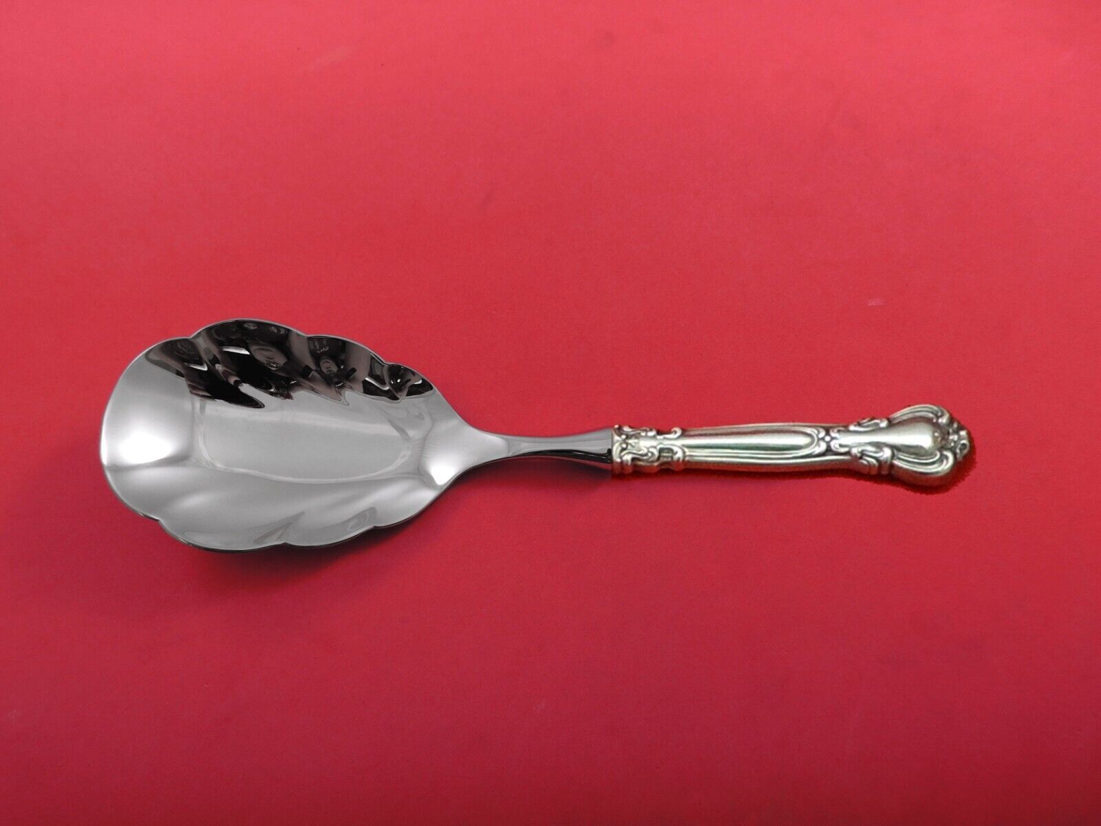 Chantilly by Gorham Sterling Silver Rice Spoon Serving 10" HH WS Custom - $78.21