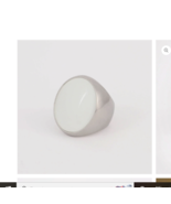 Calvin Klein Women&#39;s White Opulent Ring Size 6 NWT - Gift Box &amp; Jewelry ... - £23.67 GBP
