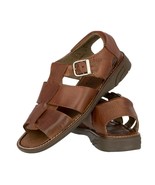 Men&#39;s Chedron Authentic Mexican Huaraches Open Toe Fisherman Sandals Buckle - £31.93 GBP