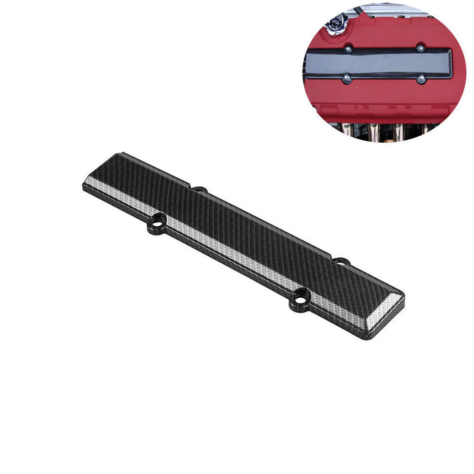 Carbon Fiber Appearance Valve Cover Spark Plug Insert For Honda B18 B16 ... - $24.54