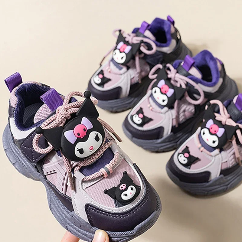 Sanrio Kawaii Kuromi Sports Shoes Anime Cartoon Cute Students Girls New Purple - £22.87 GBP+