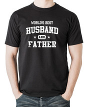 Men&#39;s T-shirts Birthday Gift for Husband &amp; Dad World&#39;s Best Husband and Father - £23.97 GBP+