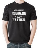 Men&#39;s T-shirts Birthday Gift for Husband &amp; Dad World&#39;s Best Husband and ... - £23.48 GBP+