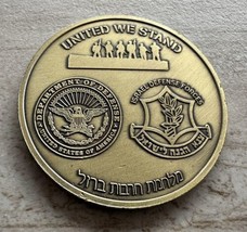Israeli Army Idf Us Navy Joint Operation Uss Gerald R. Ford Cvn 78 Coin - £59.01 GBP