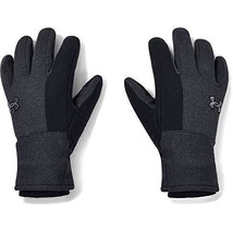 Under Armour Men&#39;s Storm Gloves Black/Pitch Gray Small 1356695-001 - $34.99