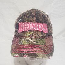 Primos Hunting Calls Camo Pink Adjustable distressed Baseball Hat - $8.91